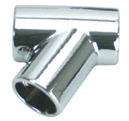 6093C – WHITECAP IND Boat Rail Fitting, Tee 60 Degree Angle Stainless Steel Silver 7/8 Inch Tube Outside Diameter